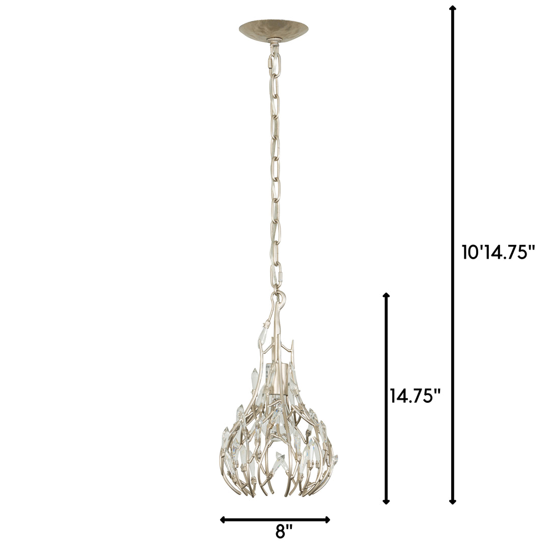 Bask 271M01GD 1-Light Mini Pendant - Gold Dust