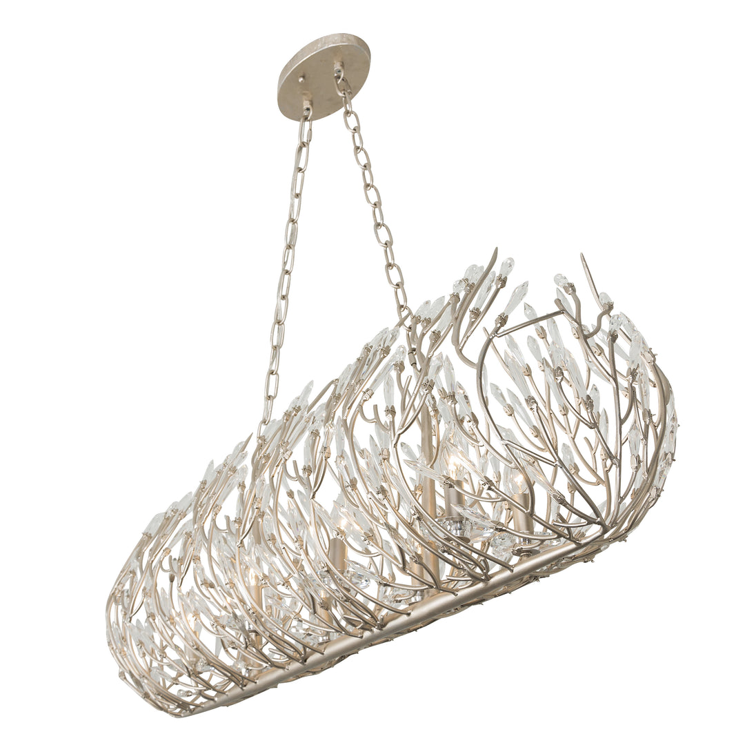 Bask 271N08GD 8-Light Kitchen Island Pendant - Gold Dust