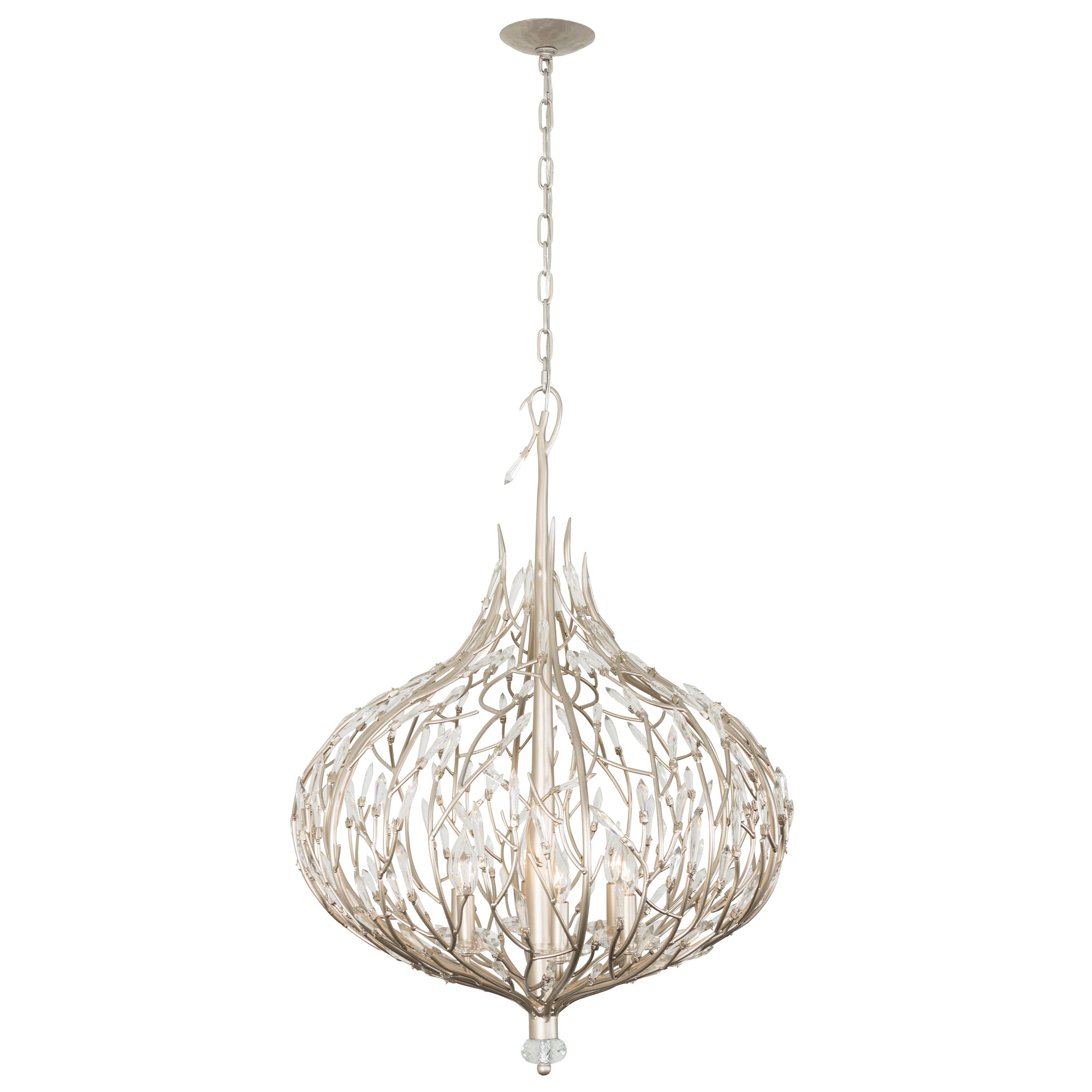 Bask 6-Light Crystal Pendant