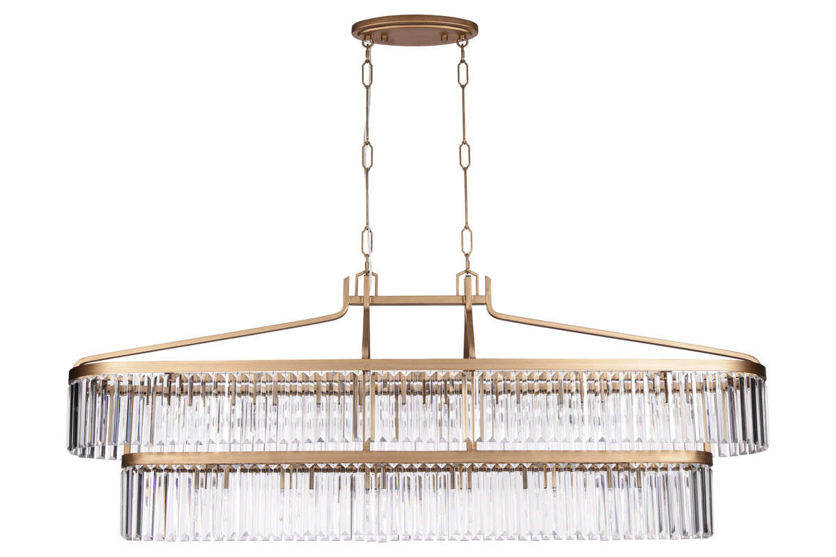 Social Club 13 Lights Linear Chandelier