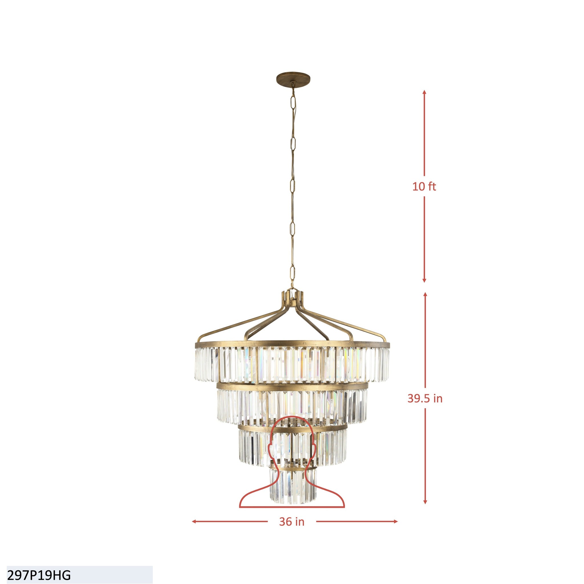 Social Club 19 Light 4-Tier - Havana Gold