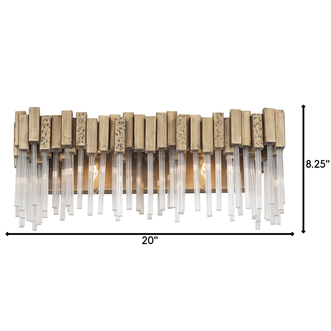 Matrix 309B02HG 2-Light Vanity Light - Havana Gold