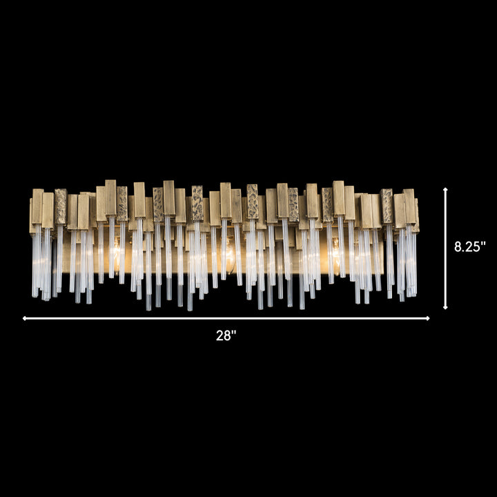 Matrix 309B03HG 3-Light Vanity Light - Havana Gold