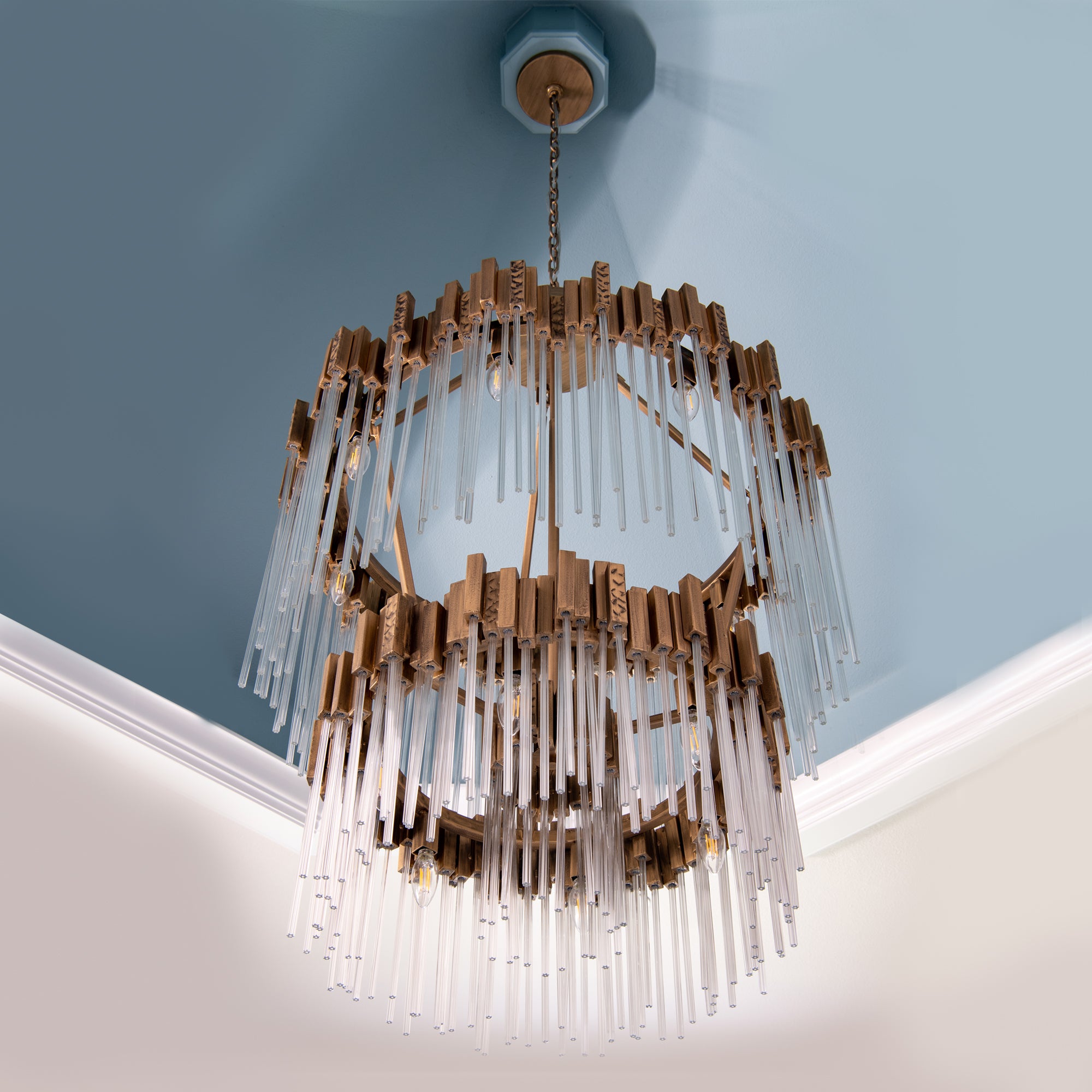 Matrix Chandelier - Havana Gold