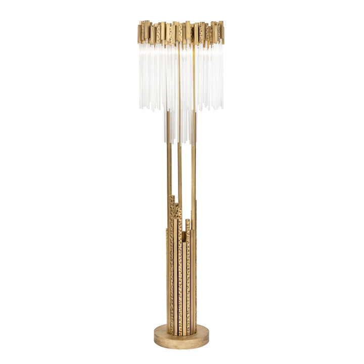 Matrix 309L06HG 6-Lt Floor Lamp - Havana Gold