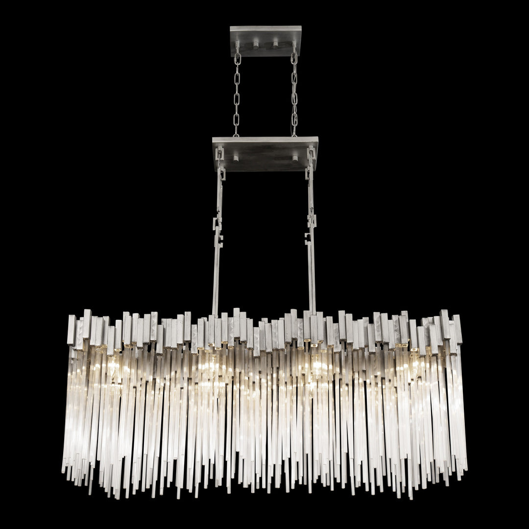 Matrix 309N08RN 8-Light Kitchen Island Pendant - Rainy Night