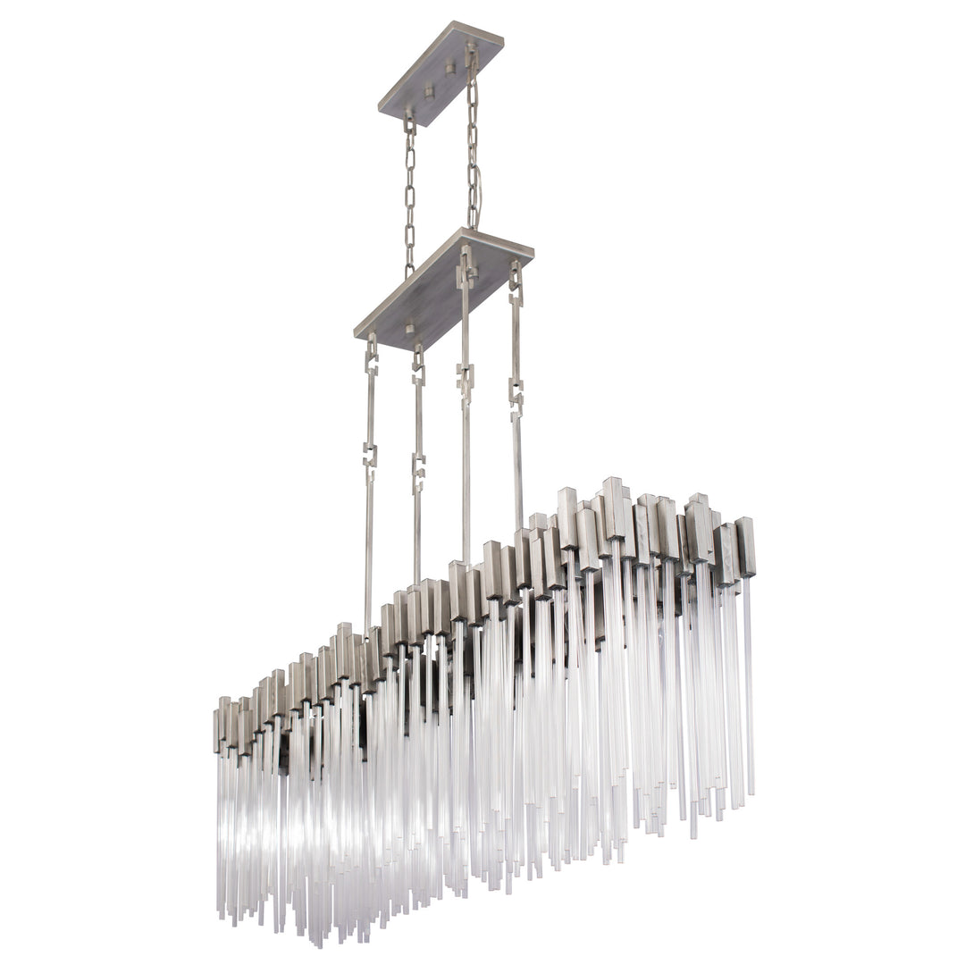 Matrix 309N08RN 8-Light Kitchen Island Pendant - Rainy Night