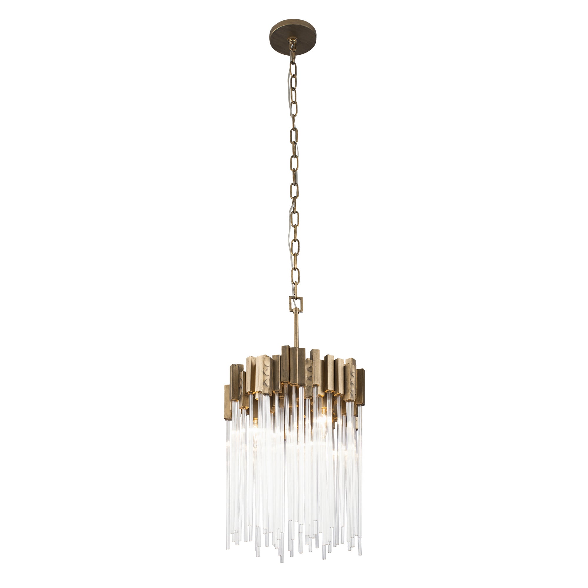 Matrix 3 Light Pendant - Havana Gold