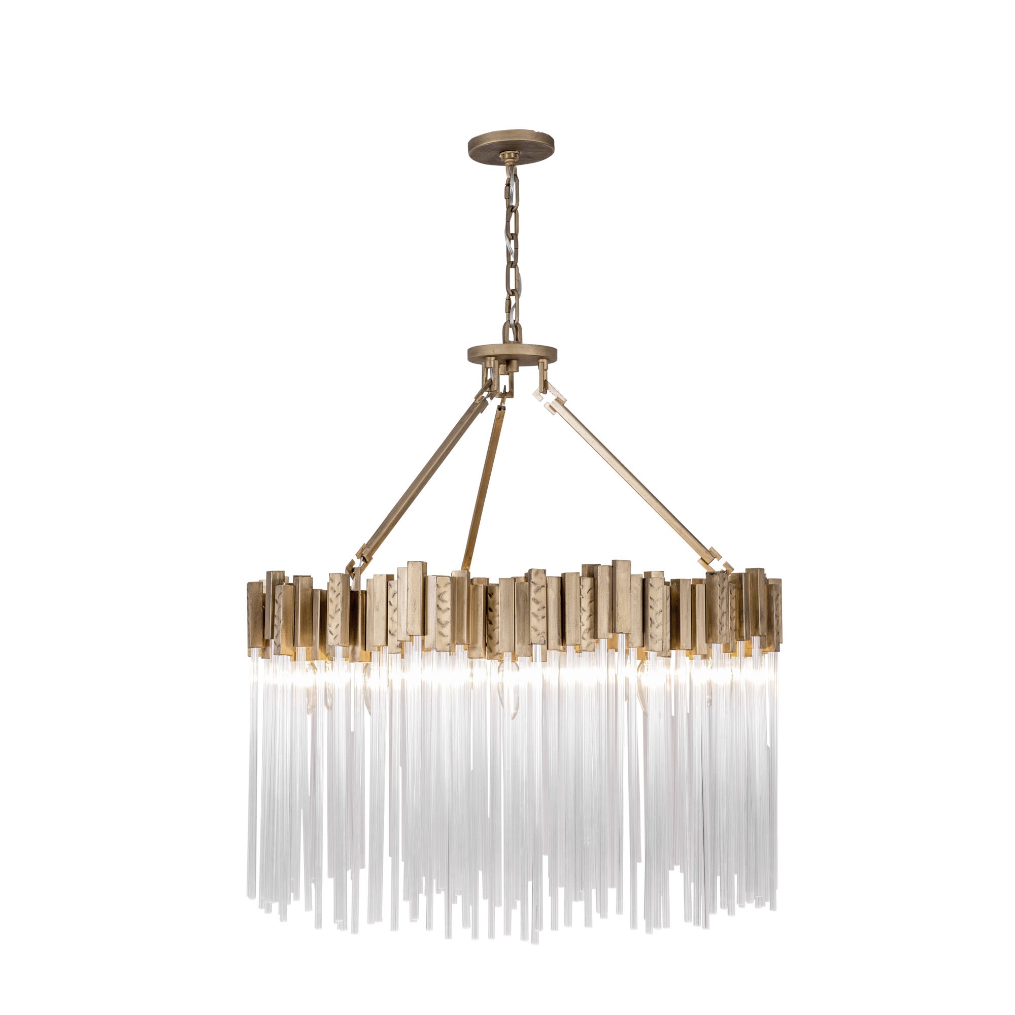 Matrix 10-Light Pendant - Havana Gold