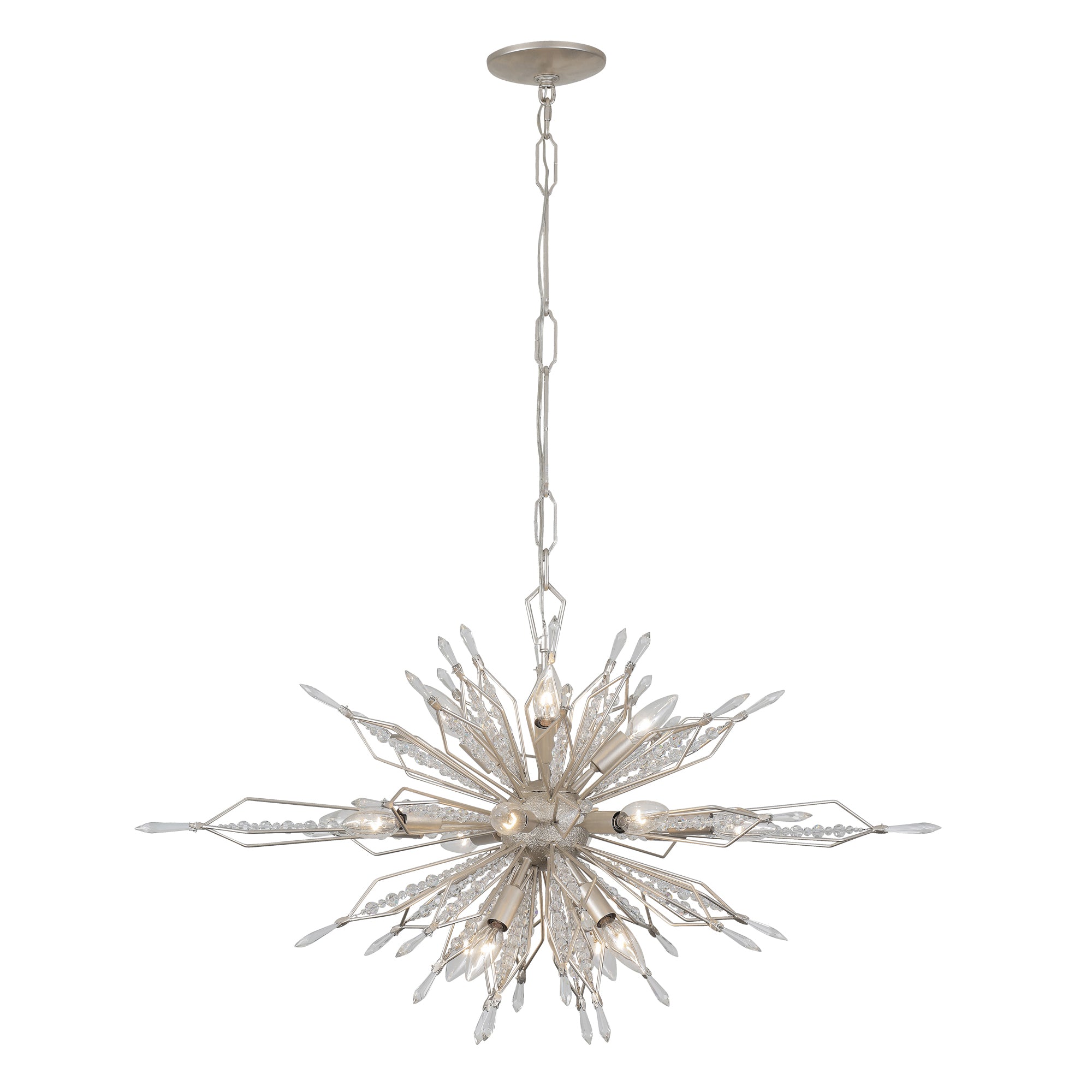 Orbital 16-Light Oval Linear Pendant