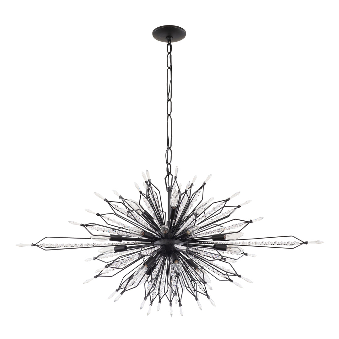 Orbital 311N20CB 20-Light Kitchen Island Pendant - Carbon