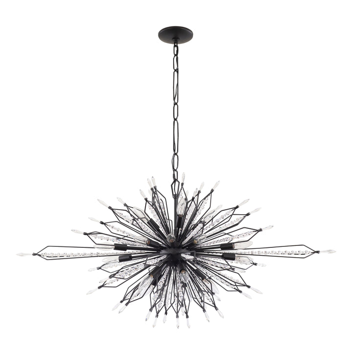 Orbital 311N20CB 20-Light Kitchen Island Pendant - Carbon