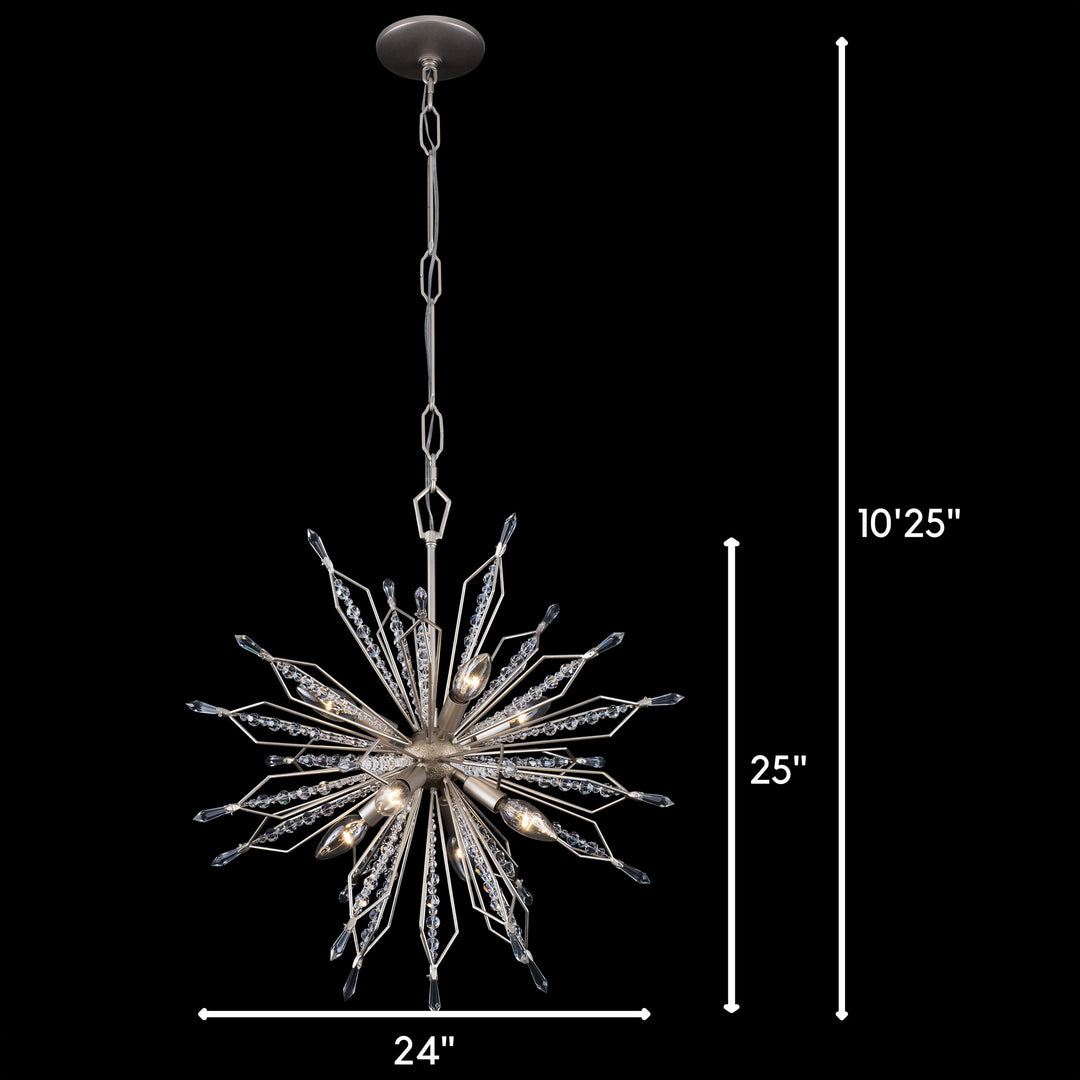 Orbital 311P08GD 8-Light Pendant Light - Gold Dust