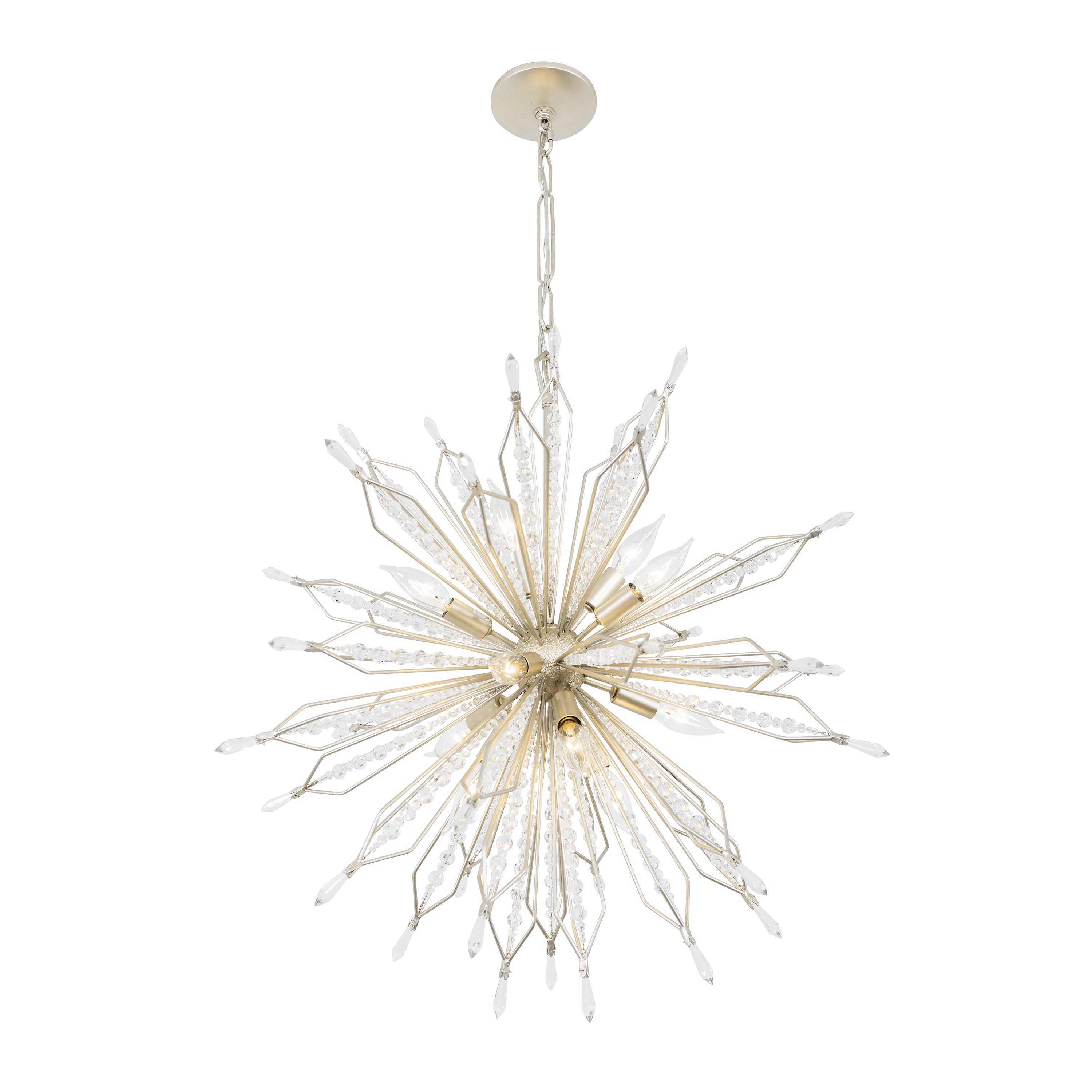 Orbital 12-Light Medium Pendant - Gold Dust
