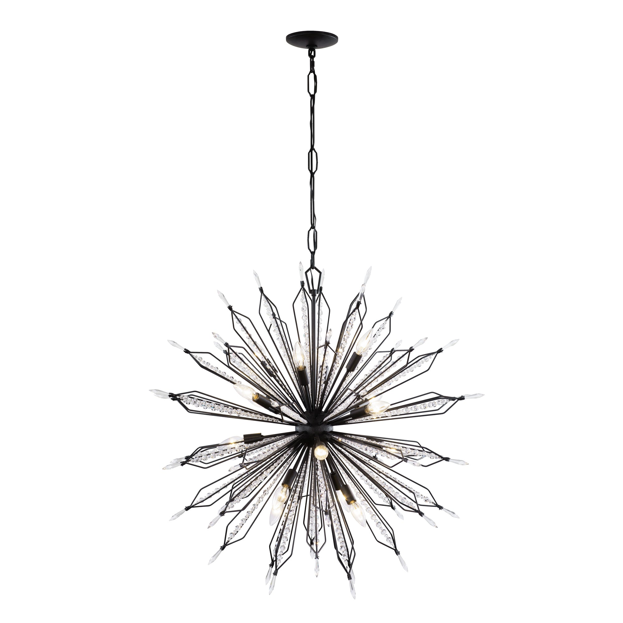 Orbital Large 16 Light Pendant - Carbon