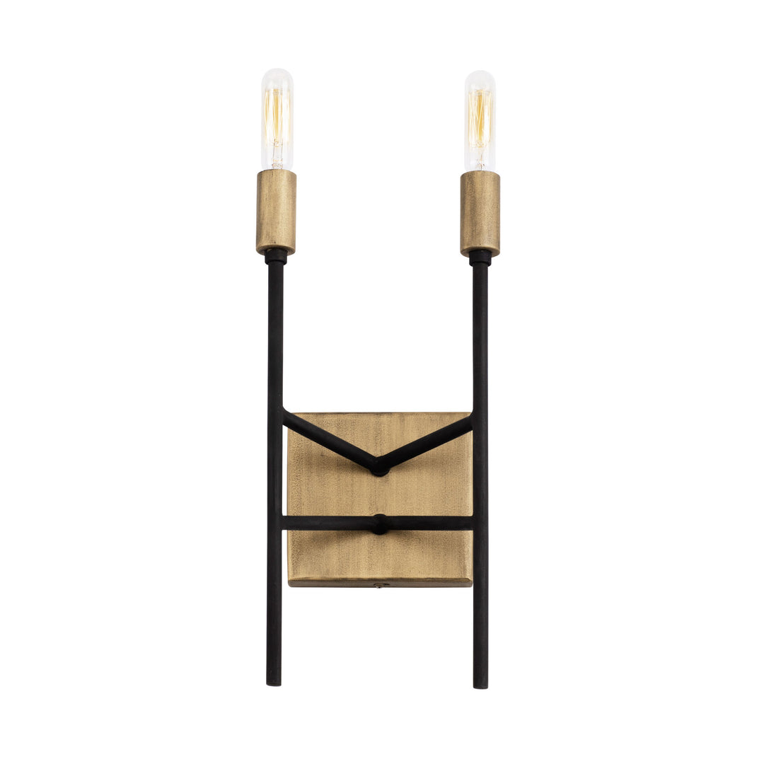 Bodie 314W02HGCB 2-Light Wall Sconce - Havana Gold/Carbon