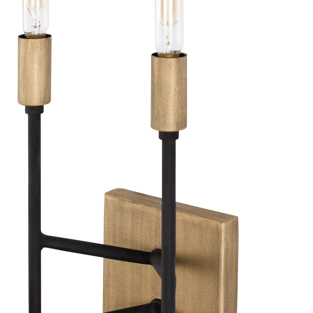 Bodie 314W02HGCB 2-Light Wall Sconce - Havana Gold/Carbon