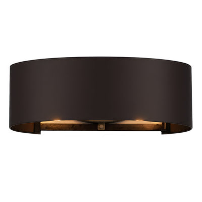 Cannery 2 Light Bath - Dark Bronze & French Gold