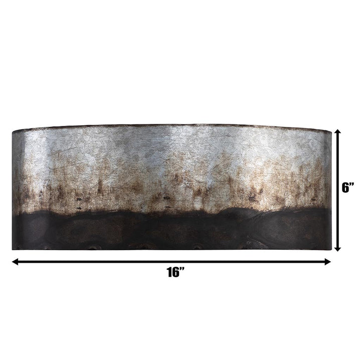 Cannery 323B02OG 2-Light Vanity Light - Ombre Galvanized