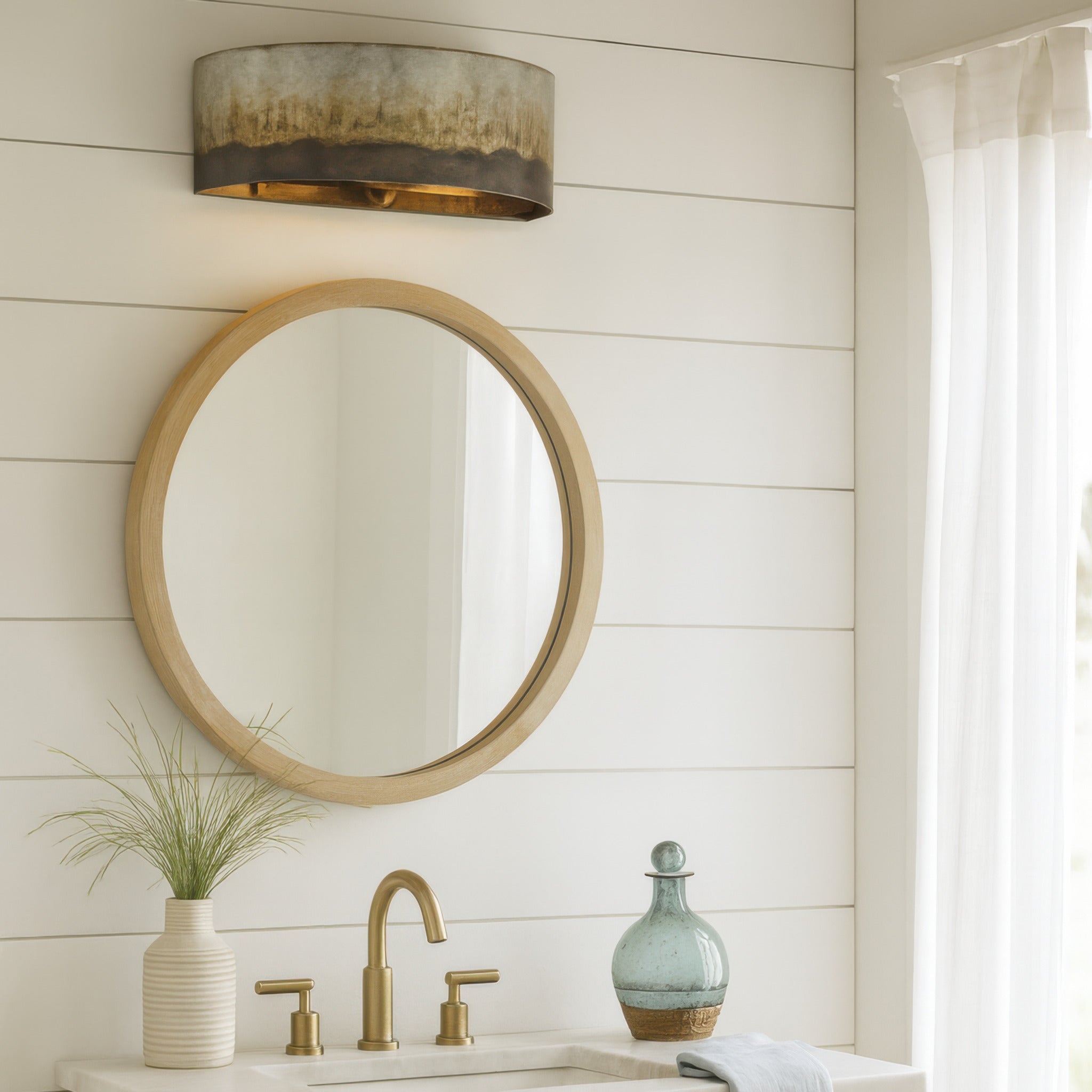 Cannery 2-Light Bath - Ombre Galvanized