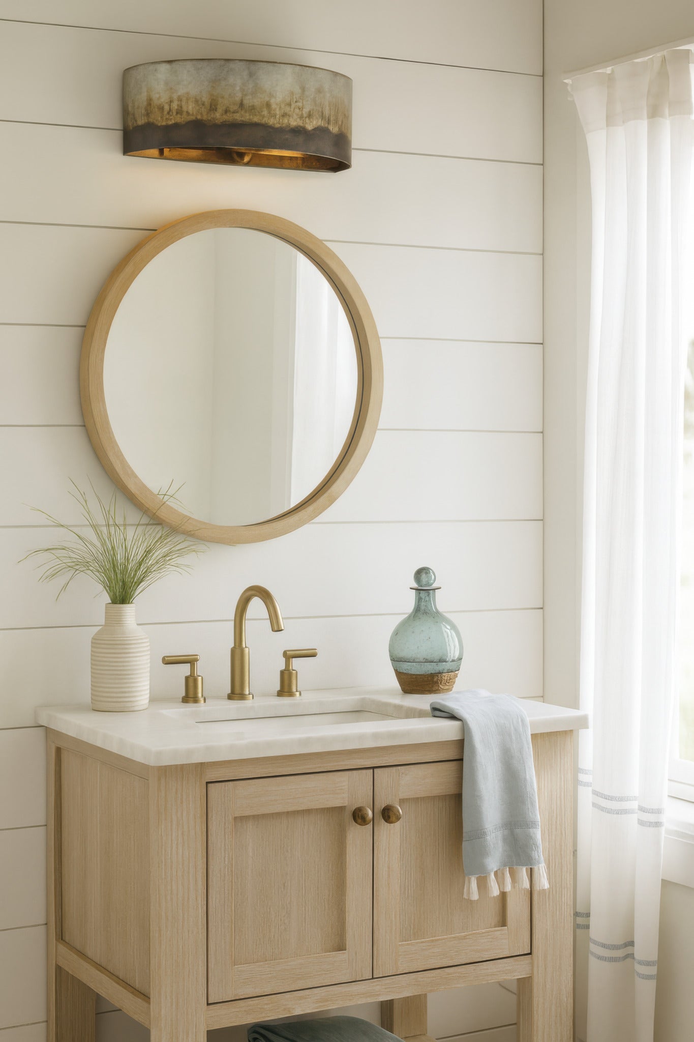 Cannery 2-Light Bath - Ombre Galvanized