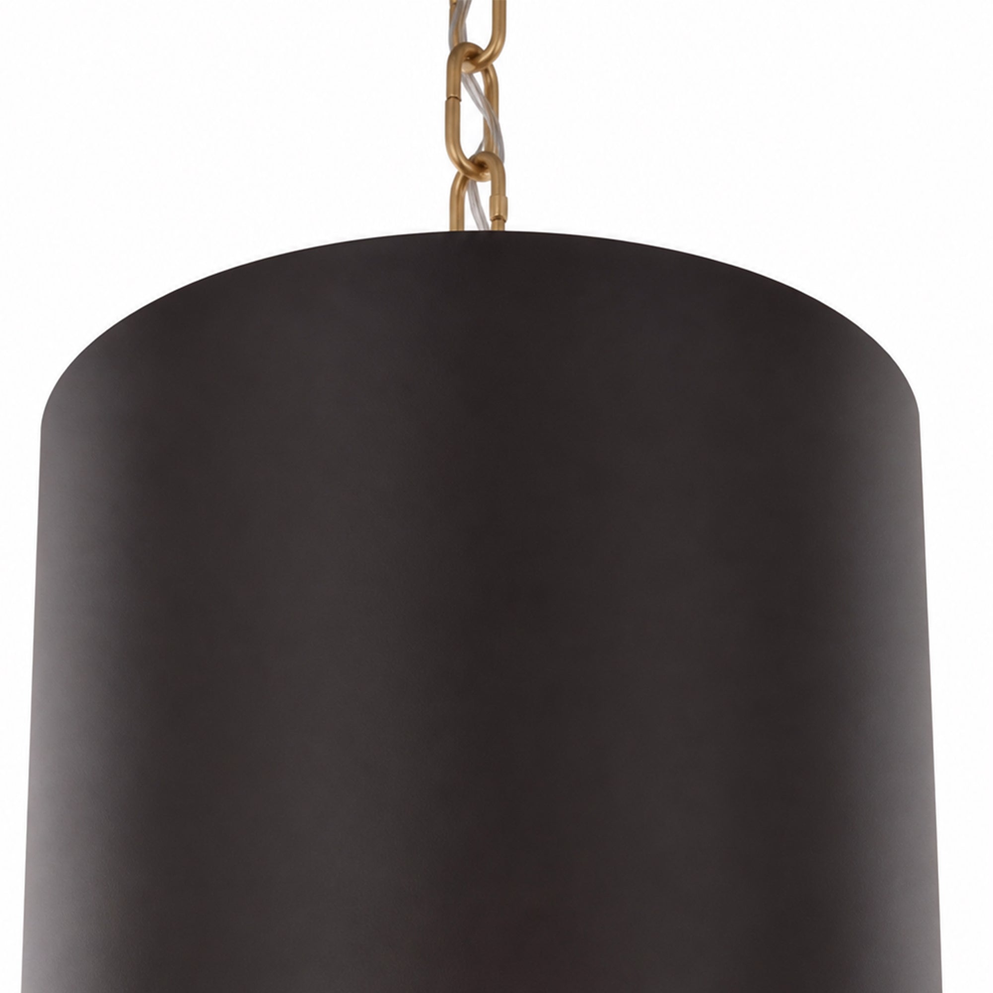 Cannery 1 Light Mini Pendant - Dark Bronze & French Gold