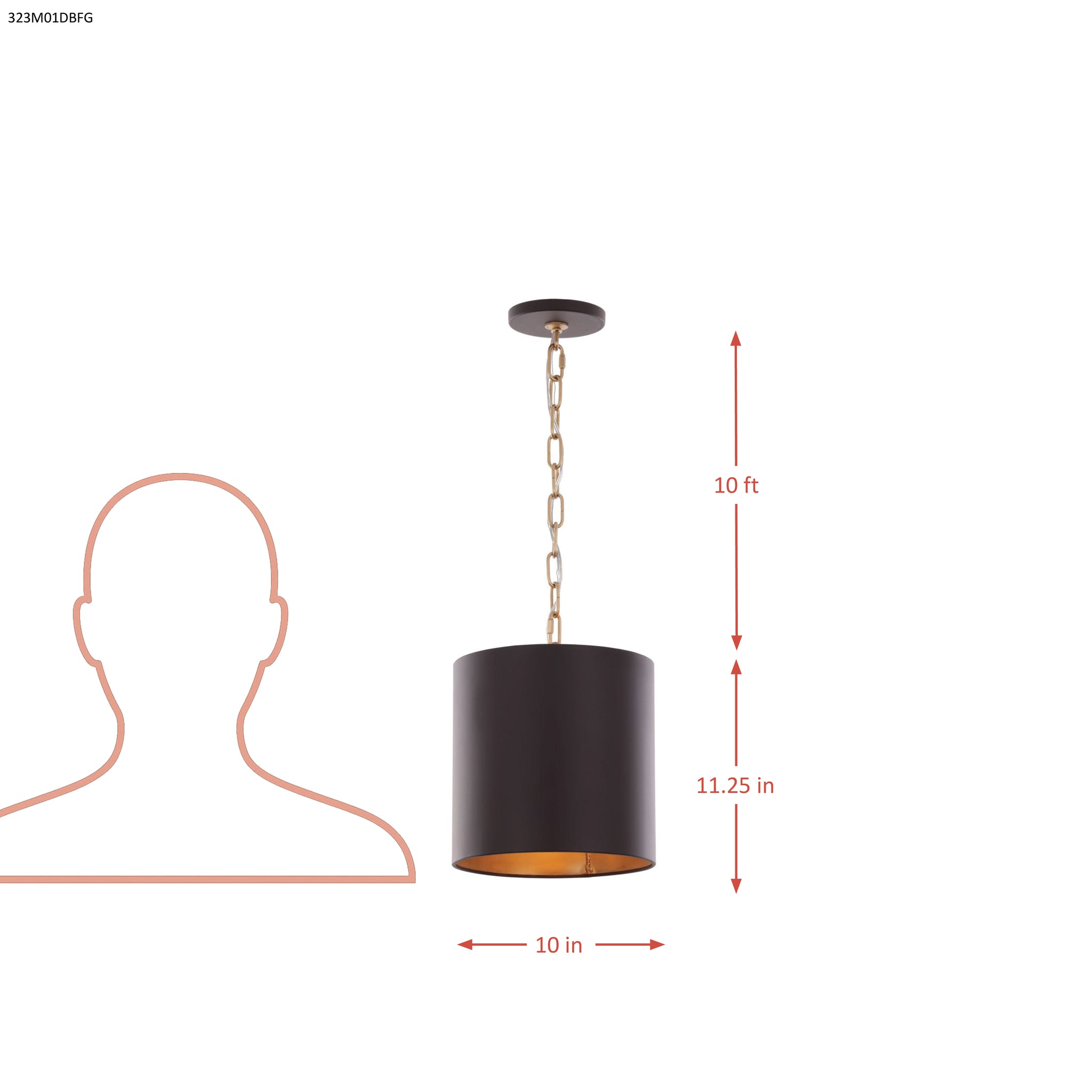 Cannery 1 Light Mini Pendant - Ombre Galvanized