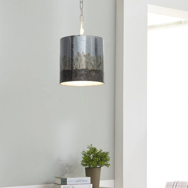 Cannery 323M01OG 1-Light Mini Pendant - Ombre Galvanized