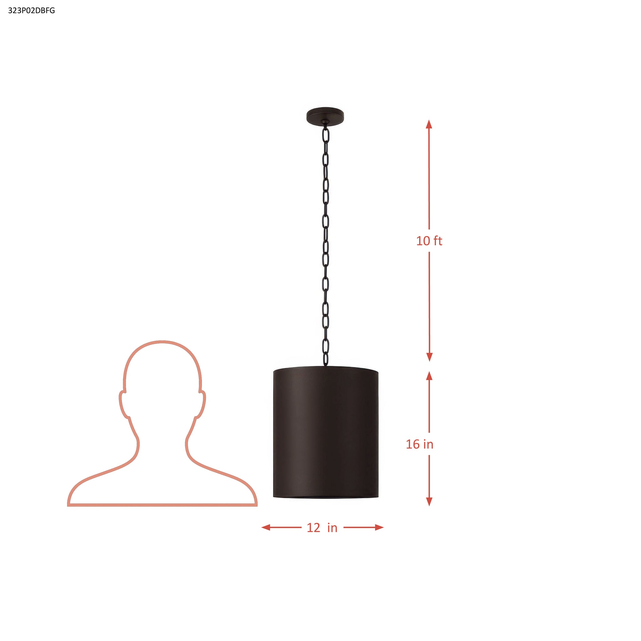 Cannery 2 Light Pendant - Ombre Galvanized