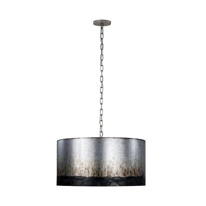 Cannery 323P04OG 4-Light Pendant Light - Ombre Galvanized