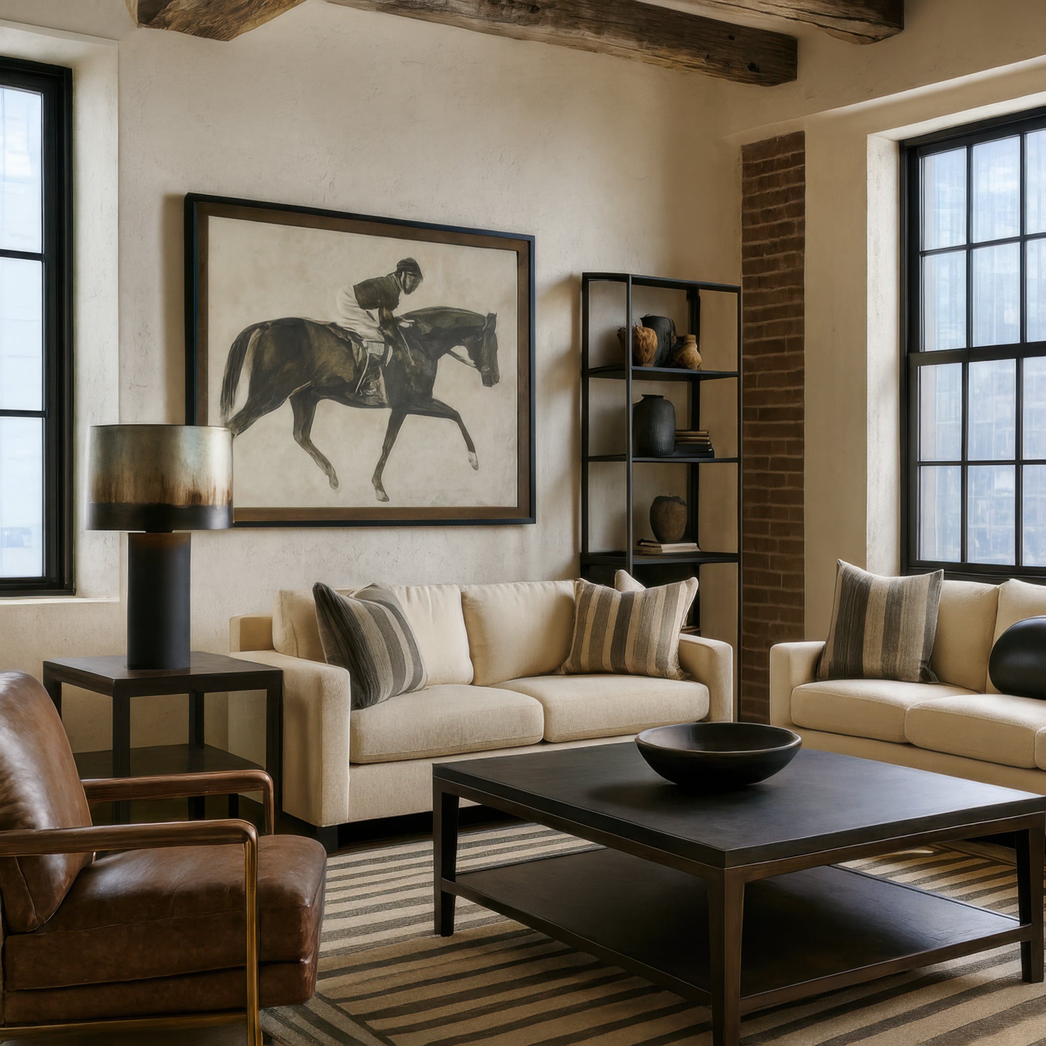 Cannery 2-Light Table Lamp - Ombre Galvanized