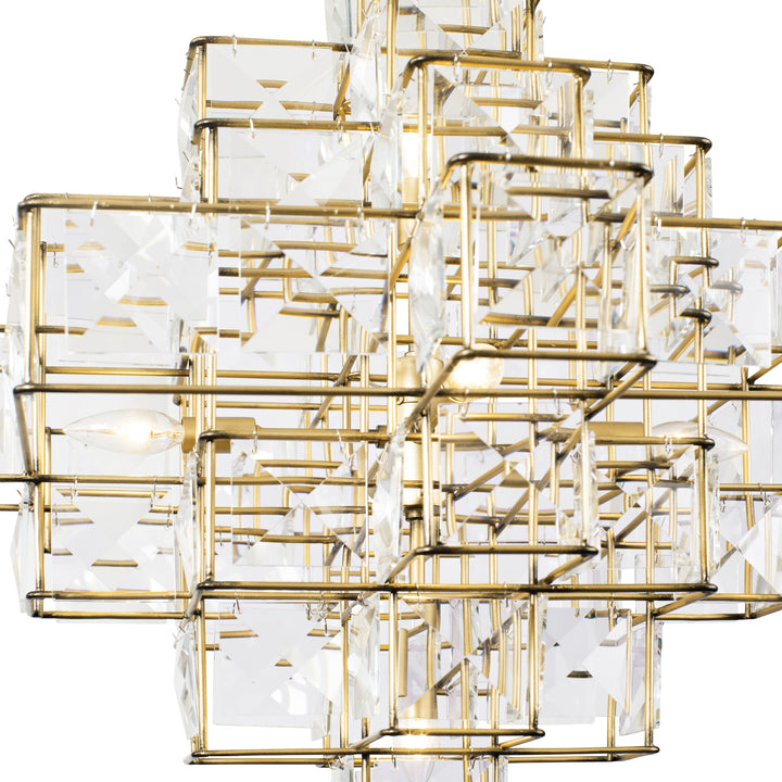 Cubic 329C06CG 6-Light Chandelier - Calypso Gold