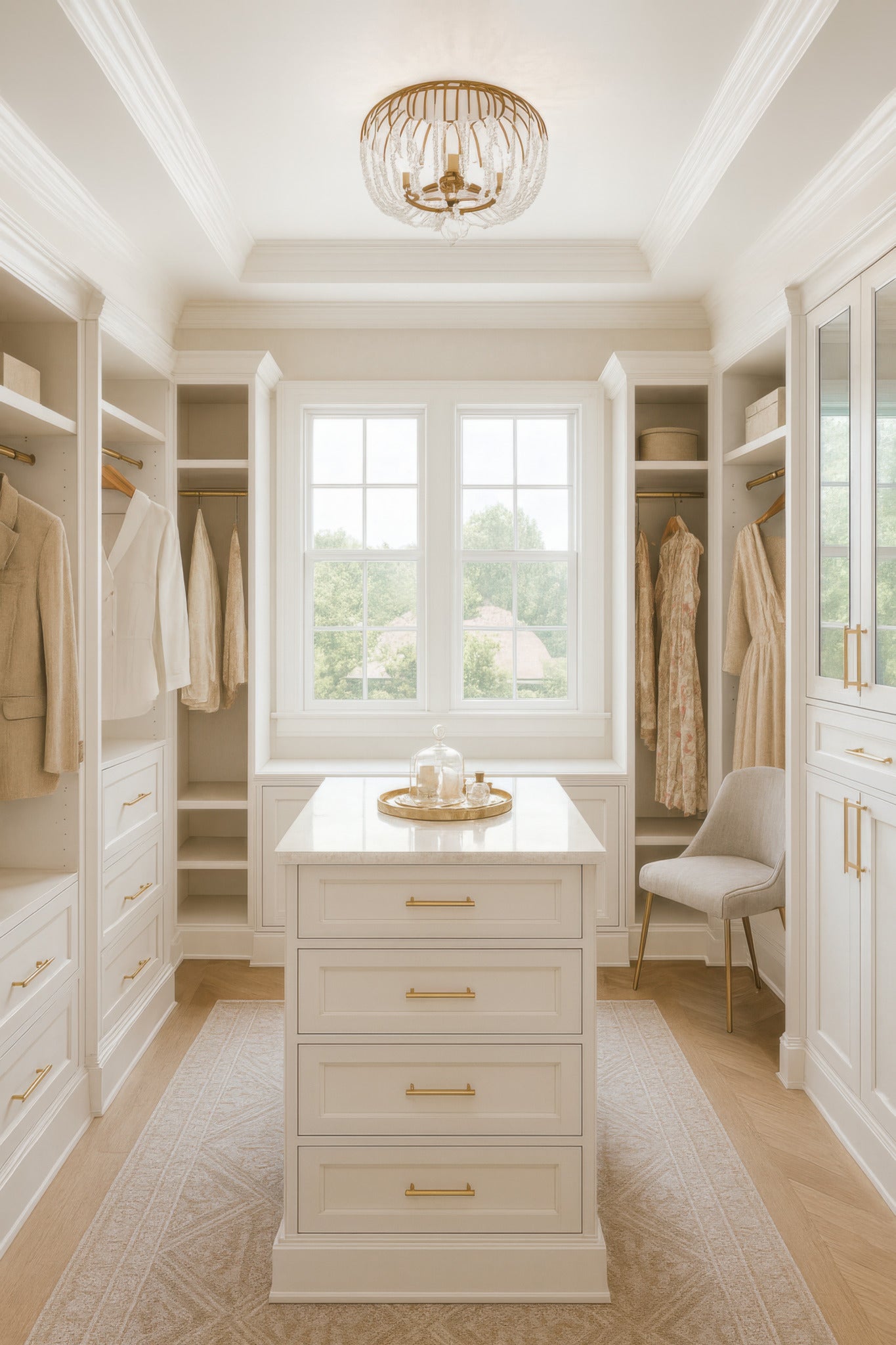 Voliere 3-Light Semi-Flush