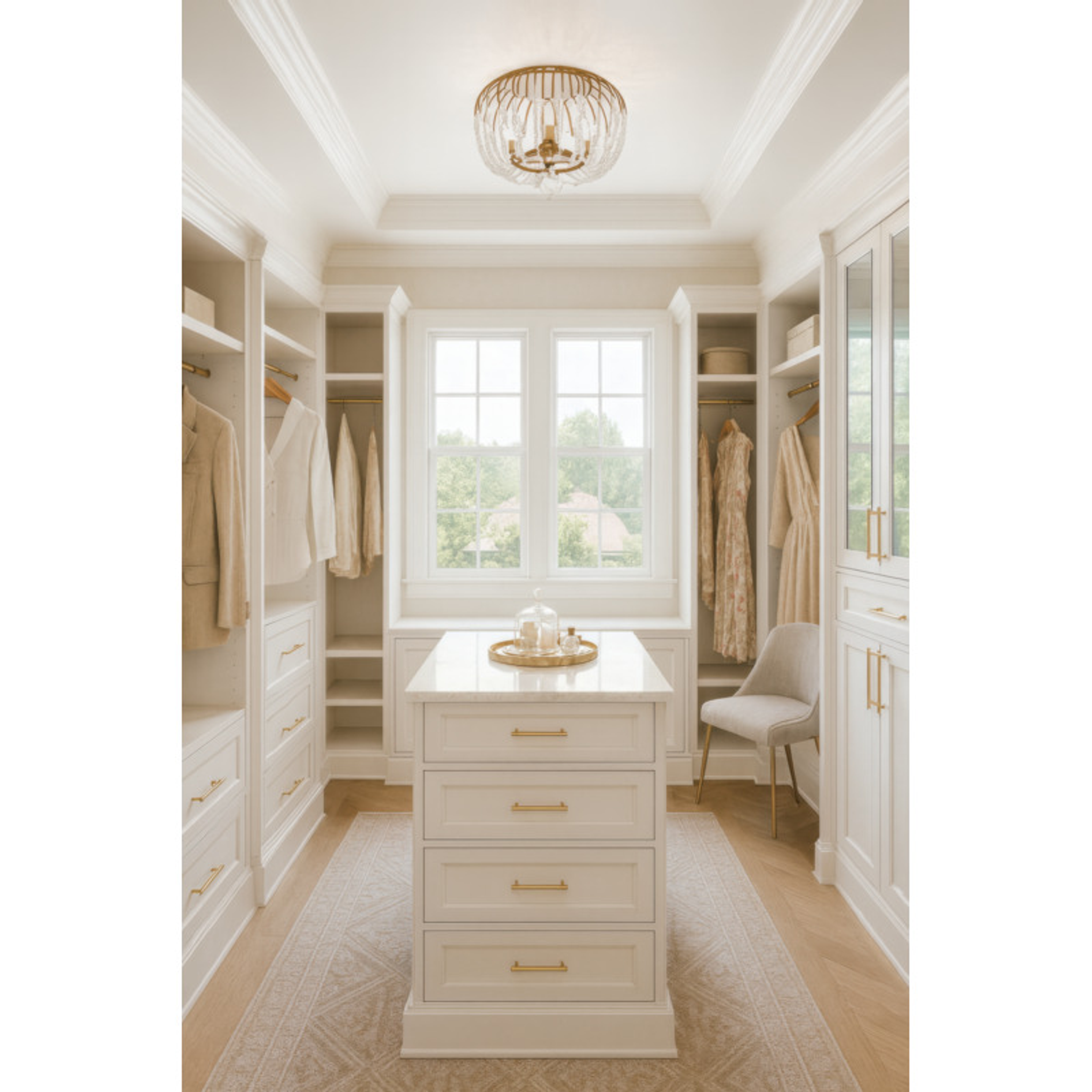 Voliere 3-Light Semi-Flush