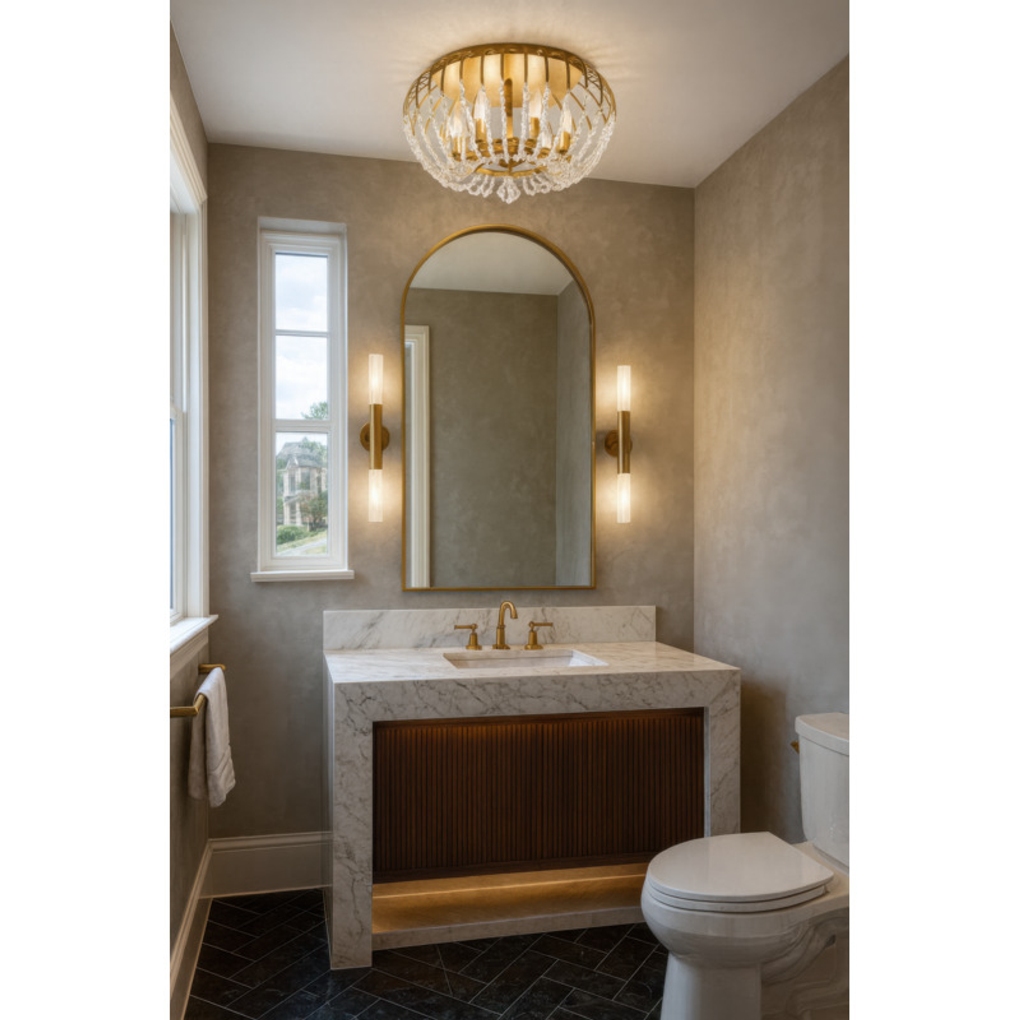 Voliere 6-Light Semi-Flush