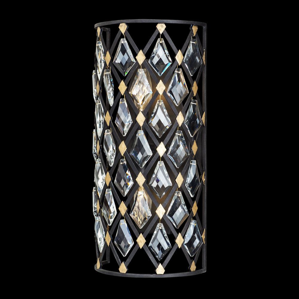 Windsor 345W02SFGMB 2-Light Wall Sconce - French Gold/Matte Black