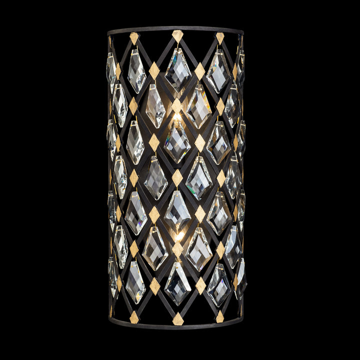 Windsor 345W02SFGMB 2-Light Wall Sconce - French Gold/Matte Black