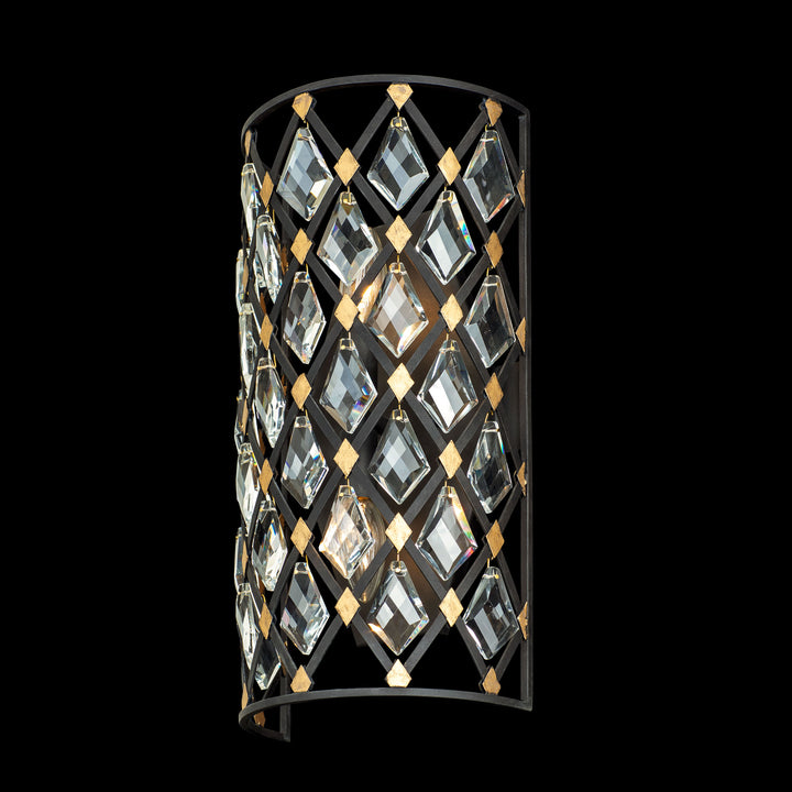 Windsor 345W02SFGMB 2-Light Wall Sconce - French Gold/Matte Black