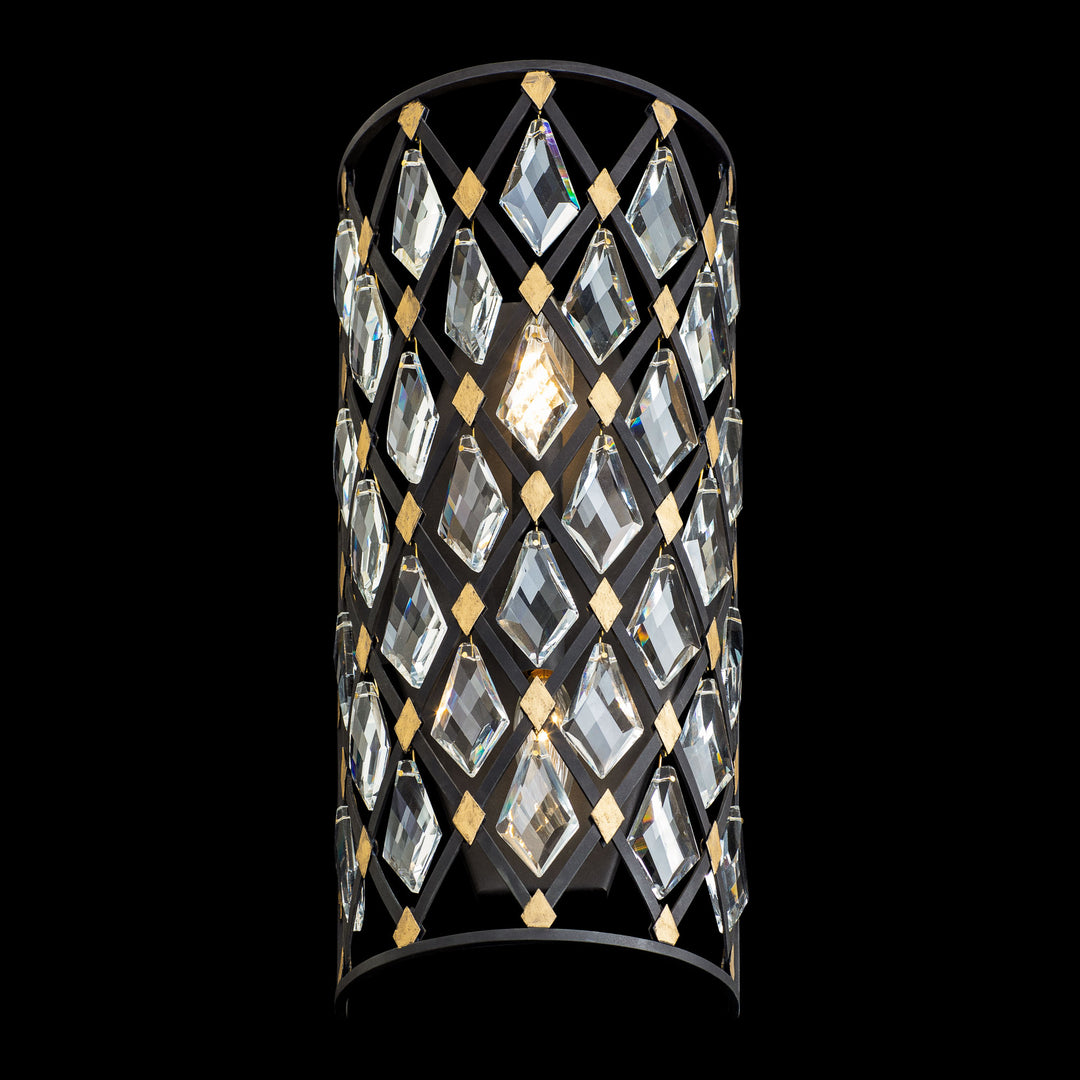 Windsor 345W02SFGMB 2-Light Wall Sconce - French Gold/Matte Black