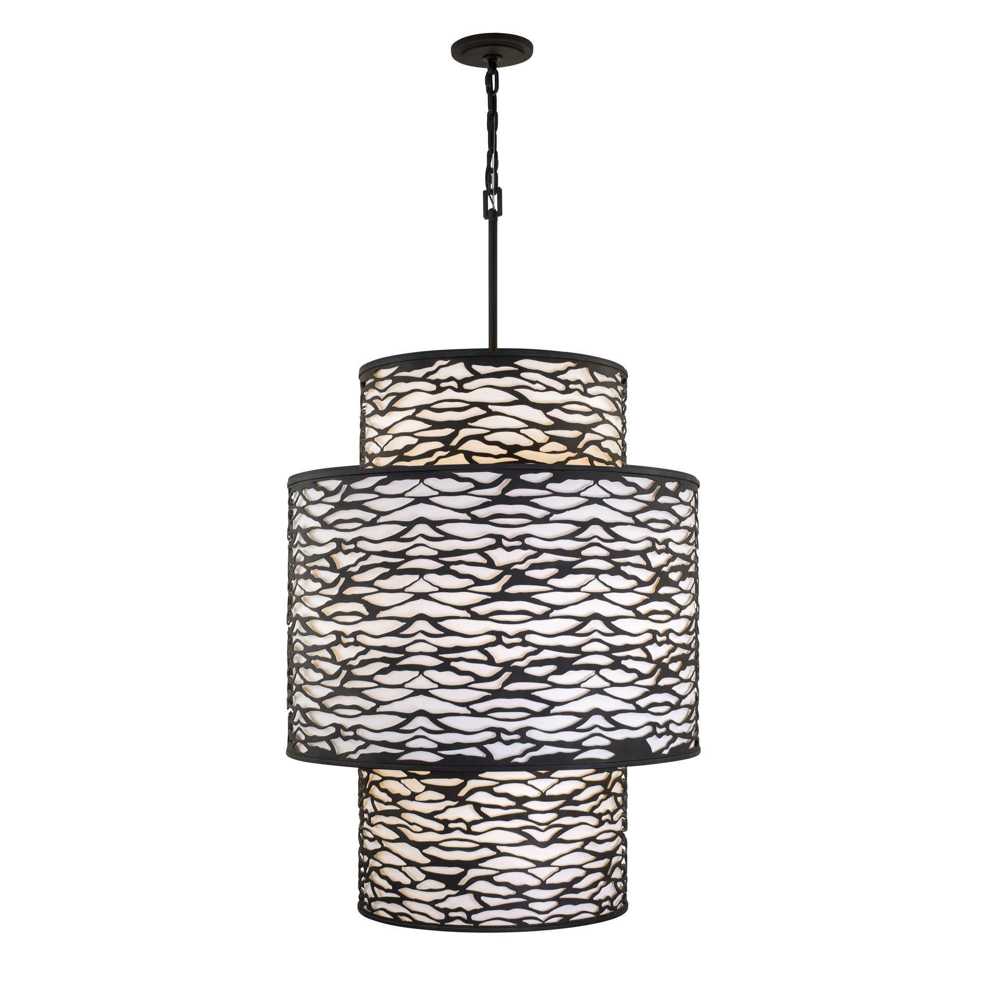 Kato 16 Light 3-Tier Foyer - Carbon