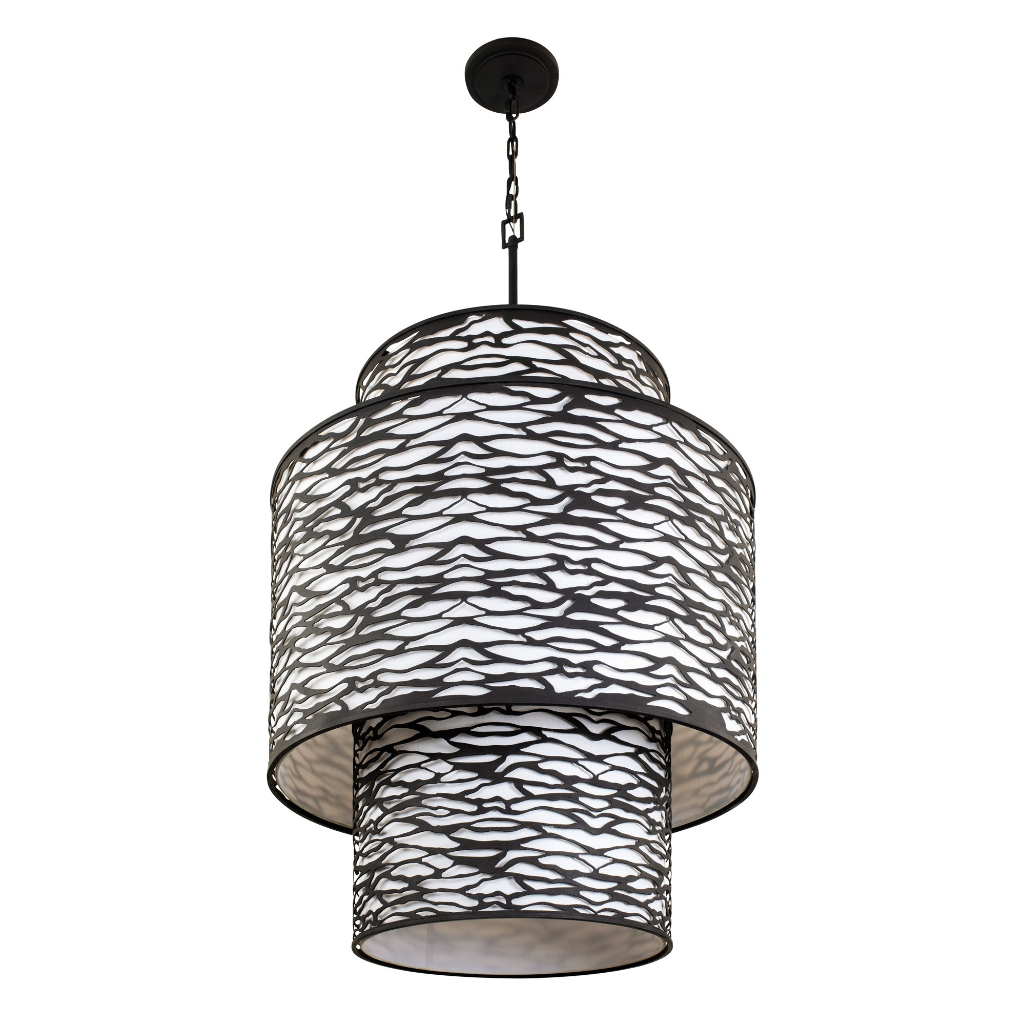 Kato 16 Light 3-Tier Foyer - Carbon