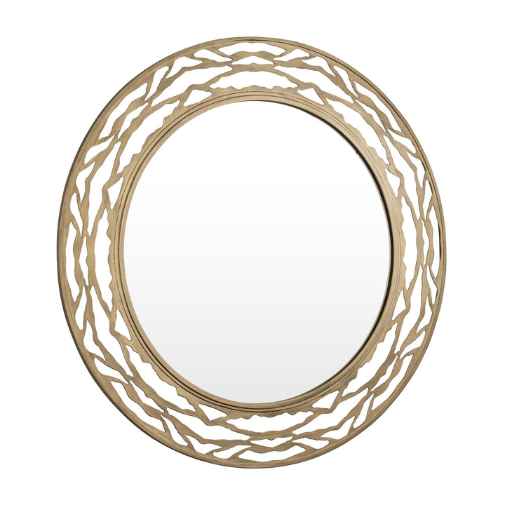 Kato 348MI33HG 33-in Round Mirror - Havana Gold