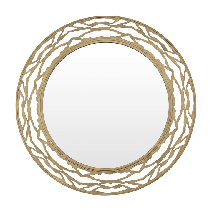 Kato 348MI33HG 33-in Round Mirror - Havana Gold