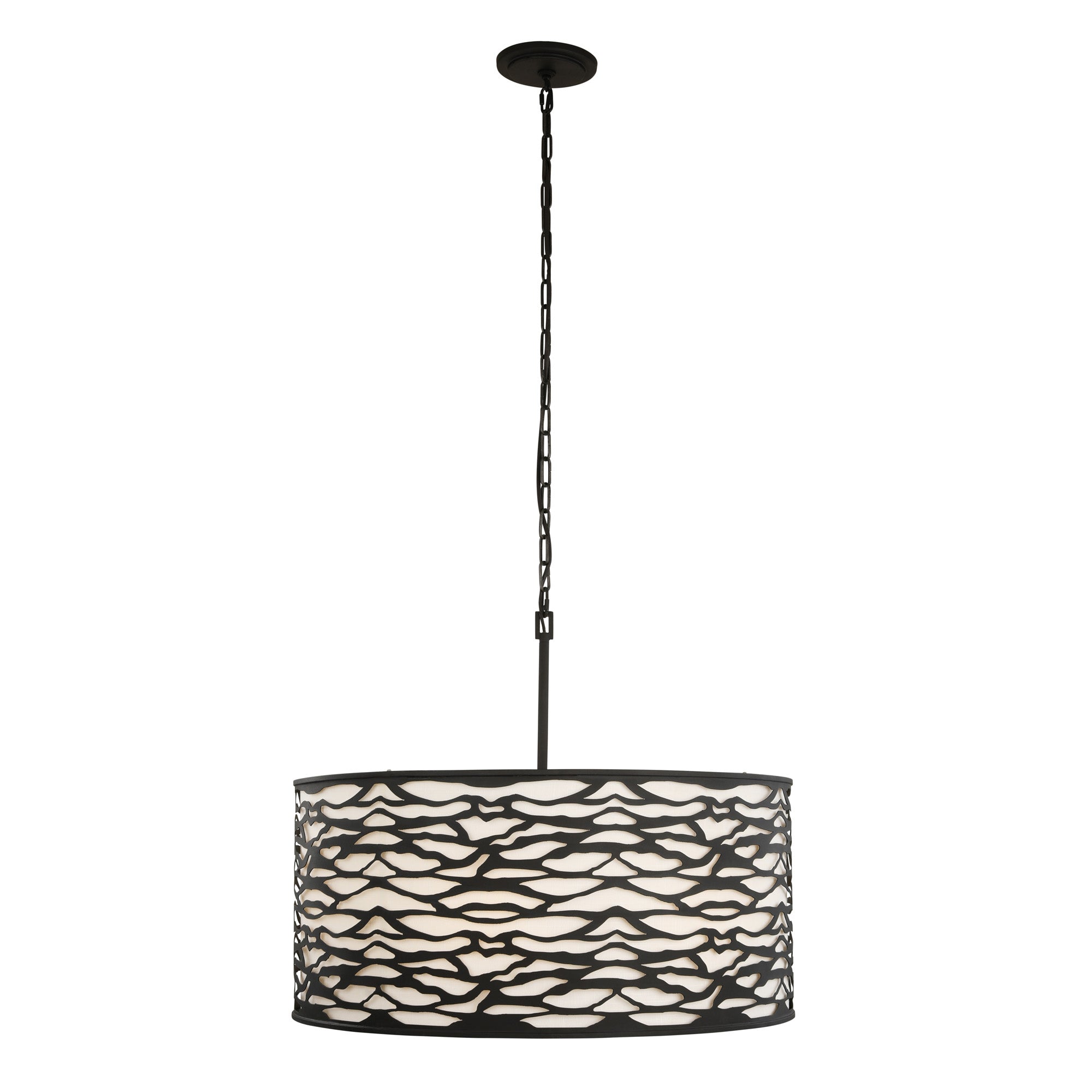 Kato 6 Light Pendant - Carbon Black