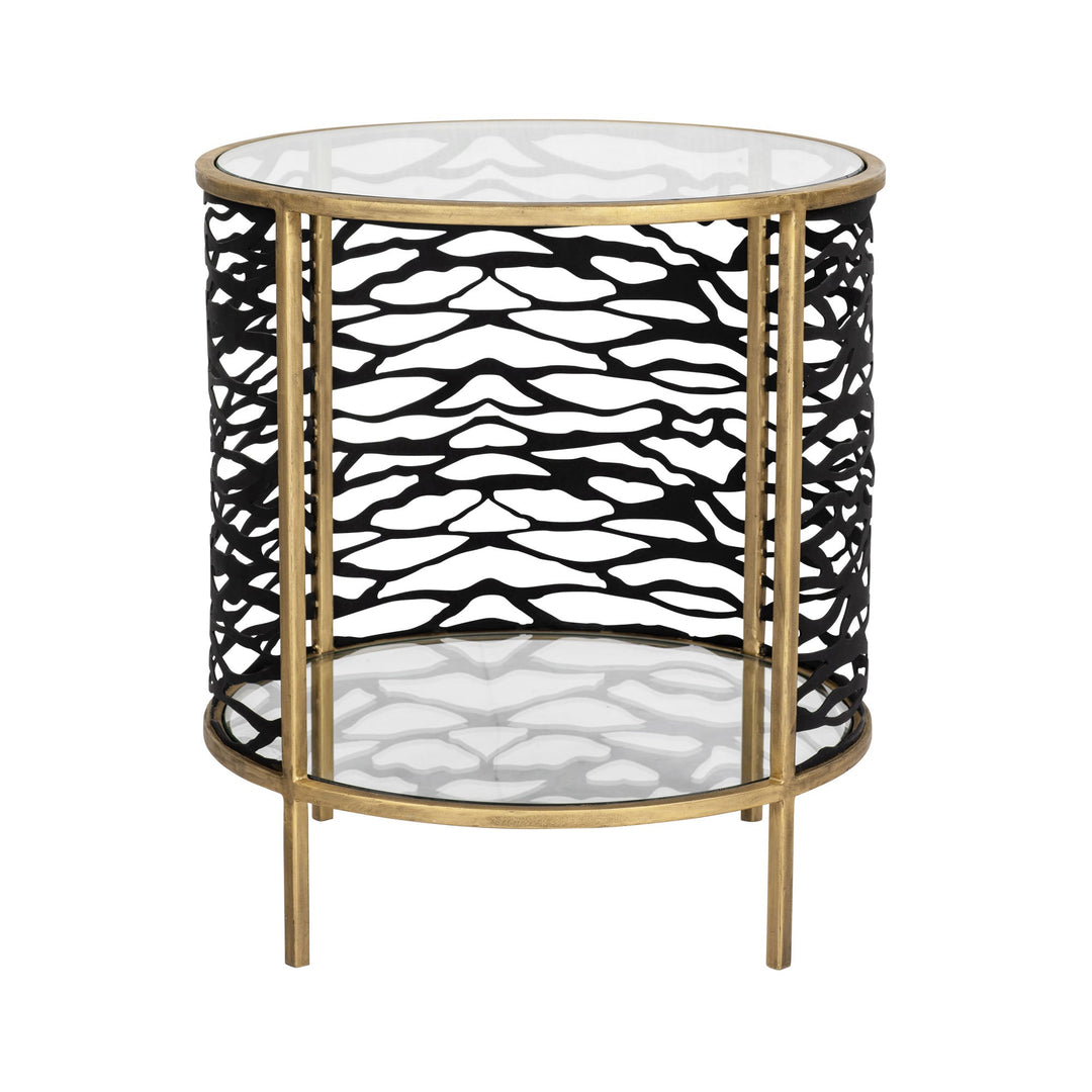 Kato 348TE18HGCB End Table - Havana Gold/Carbon