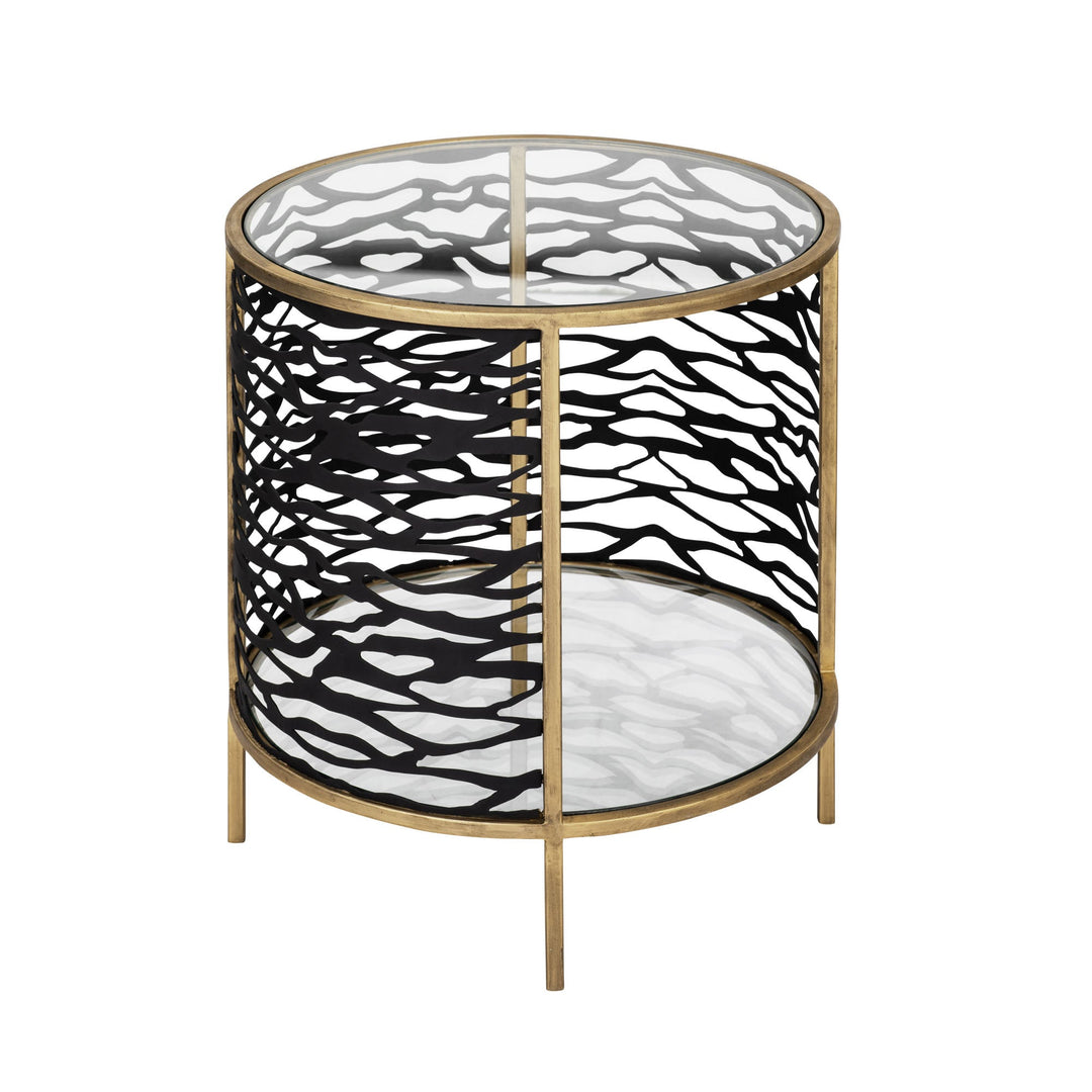 Kato 348TE18HGCB End Table - Havana Gold/Carbon