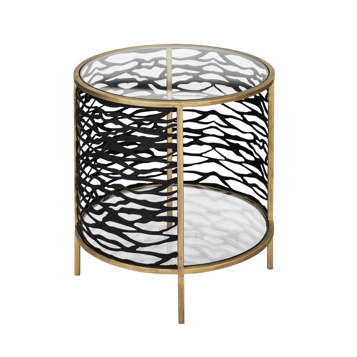 Kato 348TE18HGCB End Table - Havana Gold/Carbon