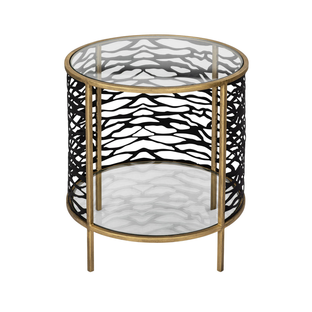 Kato 348TE18HGCB End Table - Havana Gold/Carbon