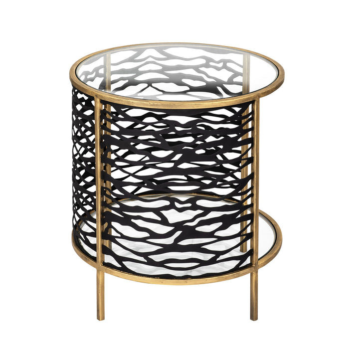 Kato 348TE18HGCB End Table - Havana Gold/Carbon