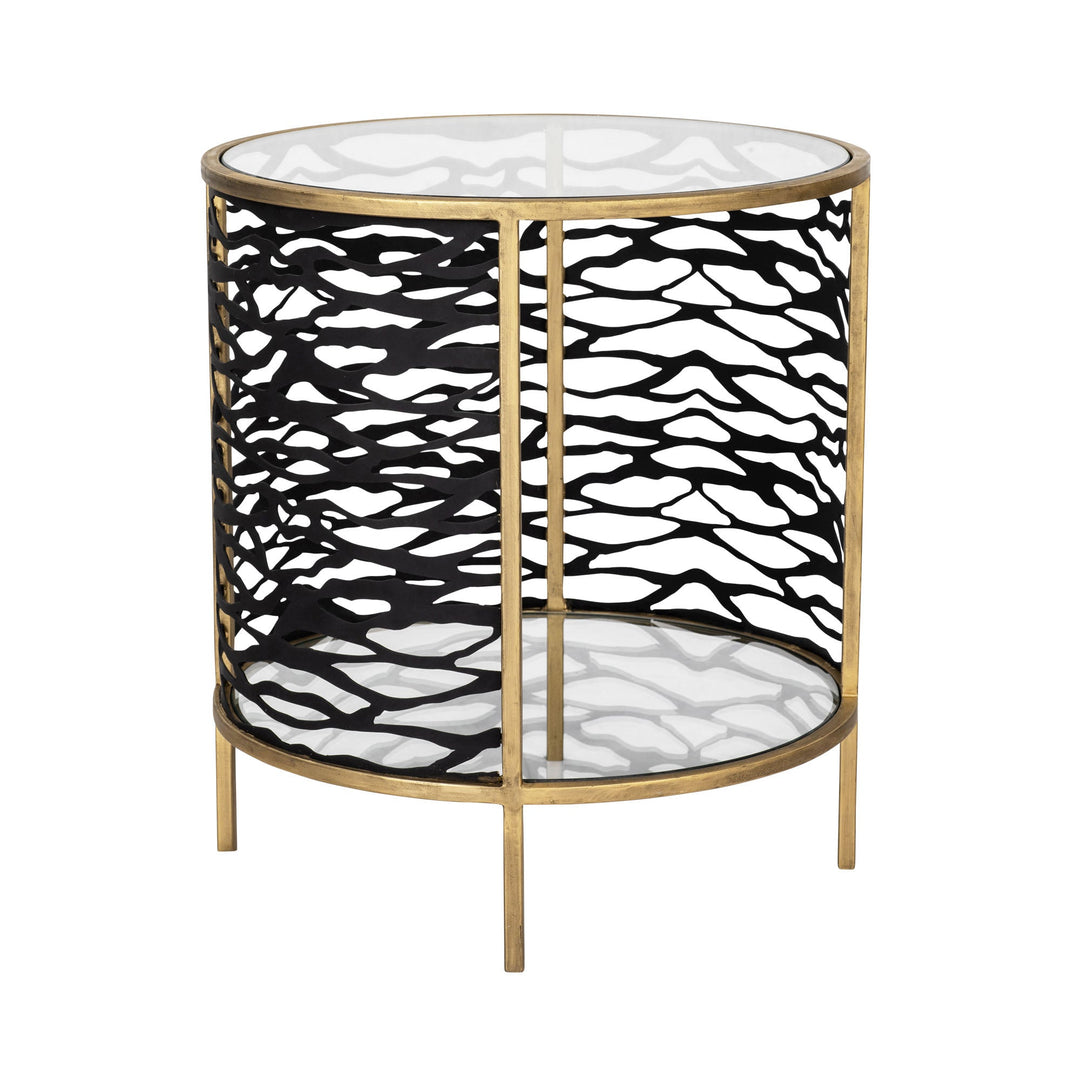 Kato 348TE18HGCB End Table - Havana Gold/Carbon